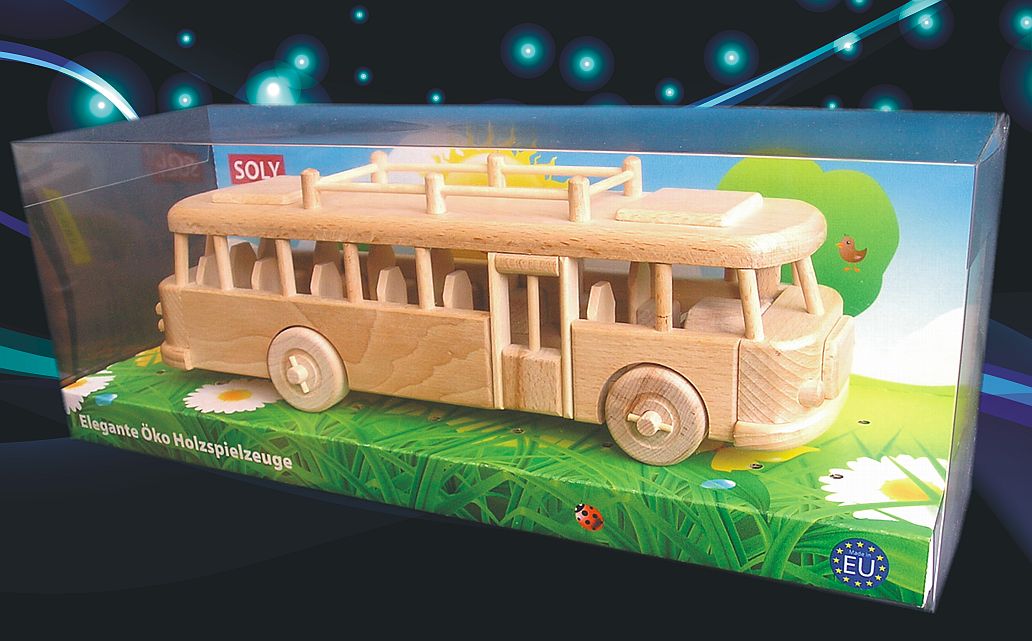 Hračka drevený autobus RTO